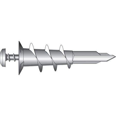 Aceds No.8 Wallboard Anchor with Screw Zinc - Card of 10, 5PK 5334172